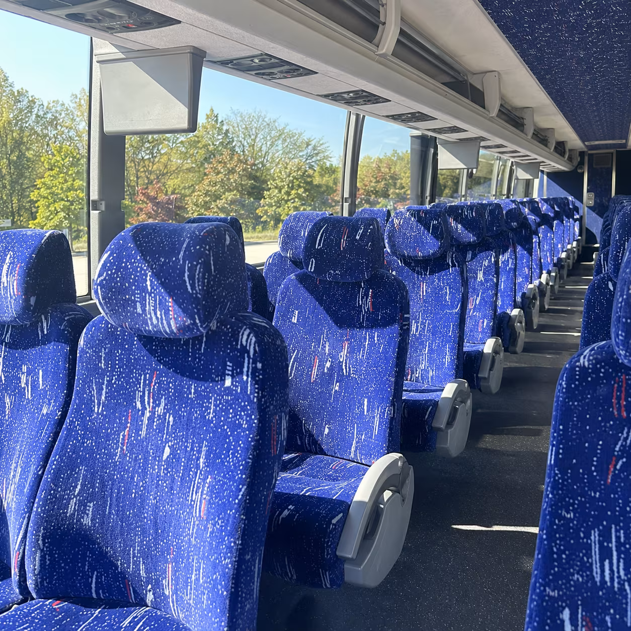 new braunfels charter bus rental interior